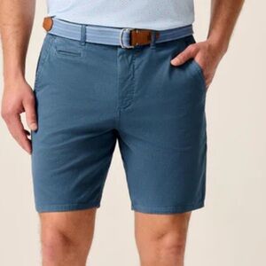 Johnnie-o Nassau Cotton Blend Shorts size 34